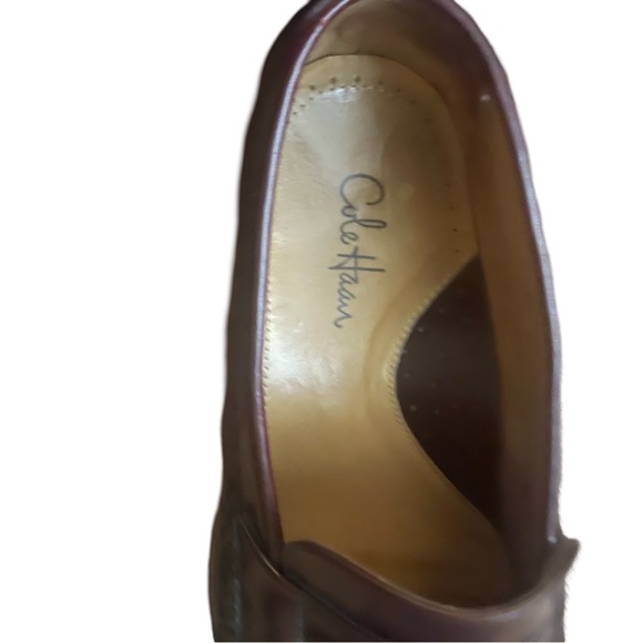 Cole Haan men’s brown tassel loafers size 8 gently used - Picture 3 of 6